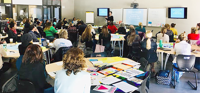 Welcoming Schools training Tracy Flynn